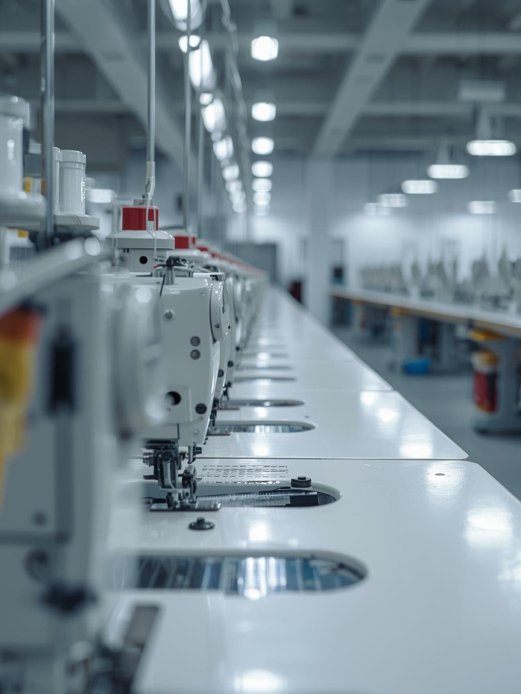 ZM Exports Modern Manufacturing Factory Modern ZM Exports factory producing premium sportswear.
