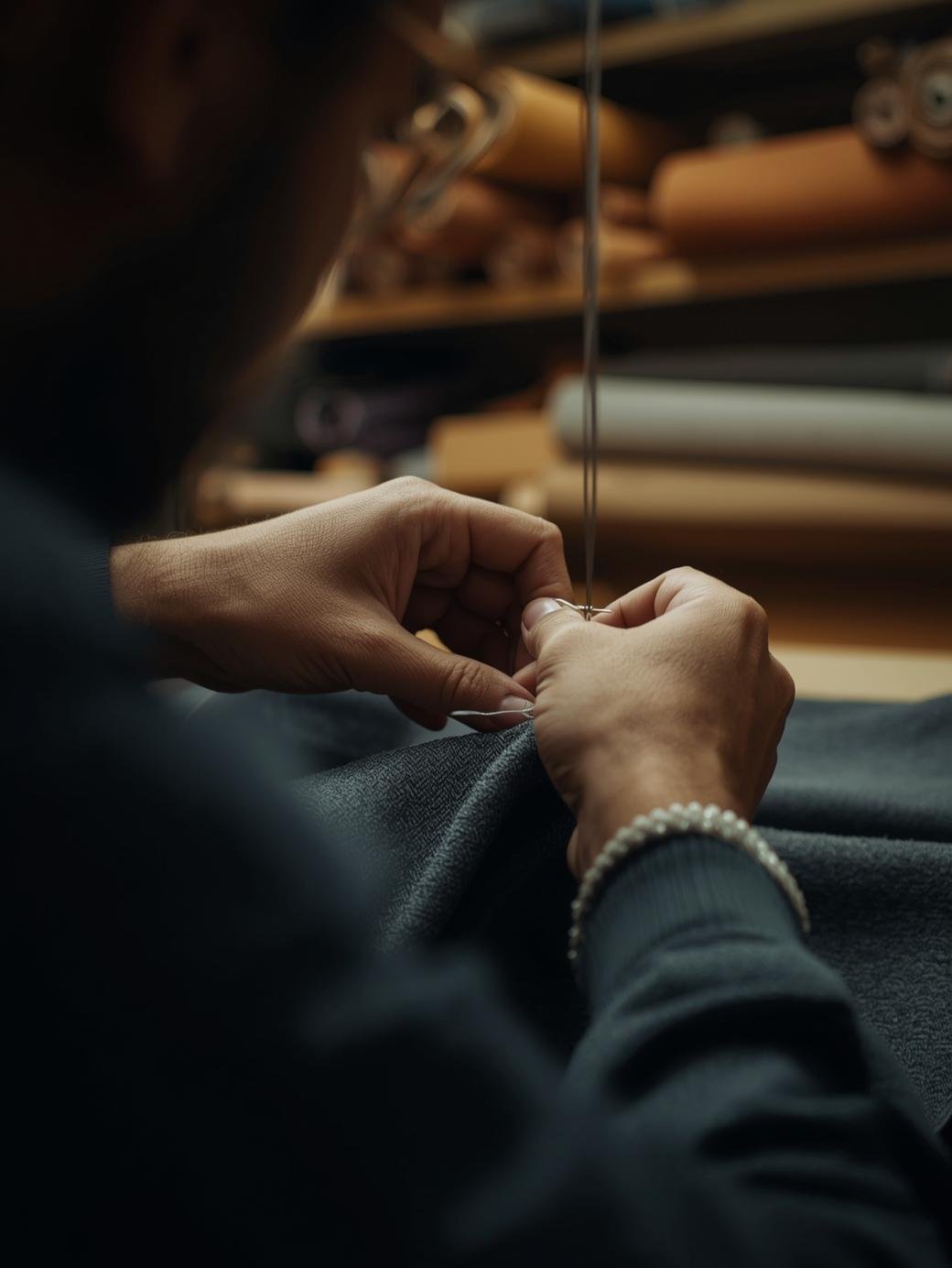 Skilled Team Crafting Quality Sportswear – ZM Exports Skilled ZM Exports craftsman sewing premium sportswear.